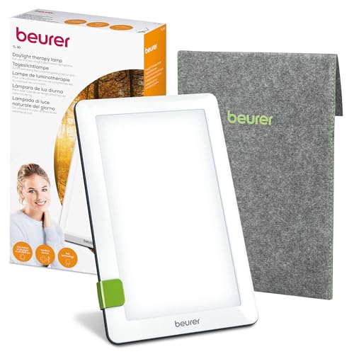 Beurer TL 30 Tageslichtlampe, Simulation von Tageslicht, bis zu 10.000 Lux, Medizinprodukt, flimmer- und