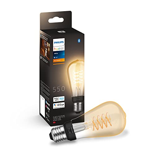 White Filament E27 ST64 Edison