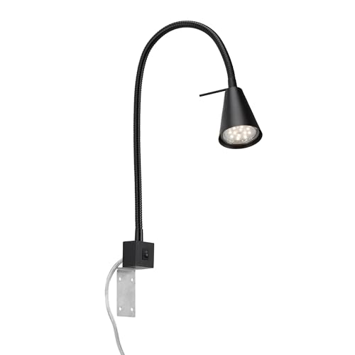 BRILONER LED Bettleuchte, GU10, schwenkbarer Flexarm
