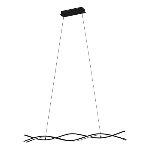 Lasana 4 LED Pendelleuchte ueber Esstisch