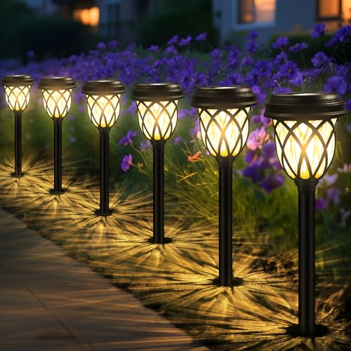 Brief: Solar LED Weglaternen 6er Set Edelstahl Warmweiss (GIGALUMI 6er)