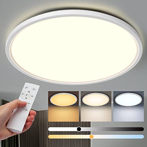 LED Deckenleuchte 24 W 2800 lm, flach, dimmbar