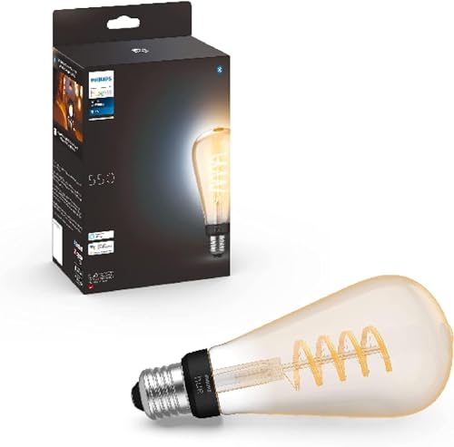 Philips Hue White Filament E27, Edison ST72, 2100 Kelvin