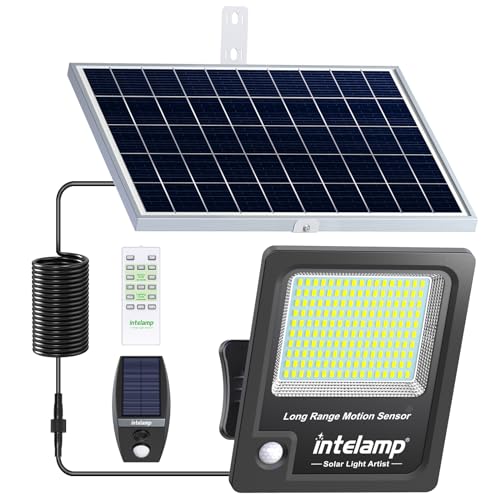 Solarstrahler Aussen mit Bewegungsmelder 12000mAh