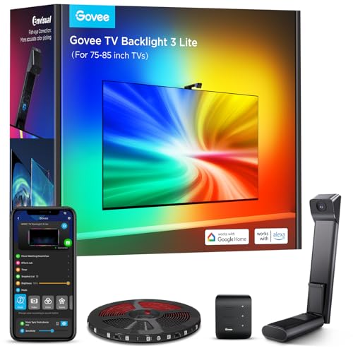 Govee TV Backlight 3 Lite H6099, RGBIC+W für 75 bis 85 Zoll