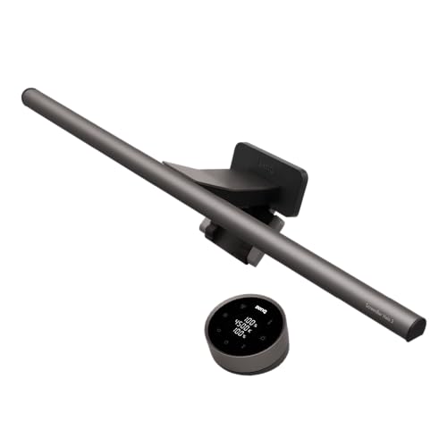 BenQ ScreenBar Halo 2 LED-Monitorlampe mit kabellosem Controller auf der Bildschirmkante
