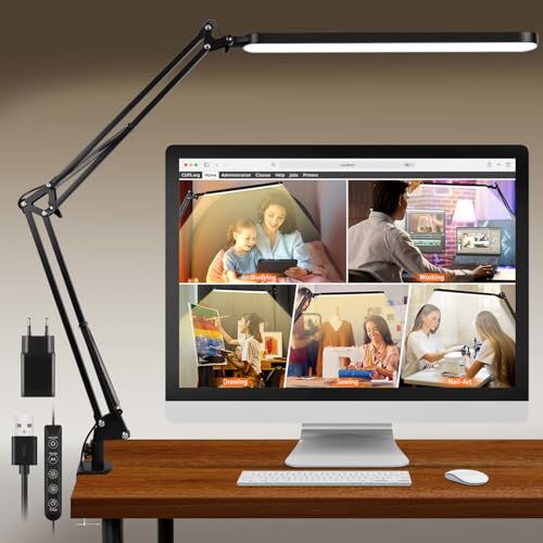 BIENSER LED-Klemmleuchte mit Schwenkarm 38 cm