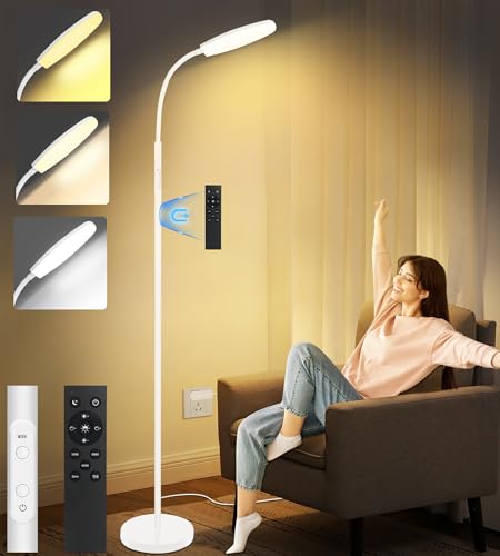 AearKing Tageslichtlampe als Stehleuchte mit Fernbedienung
