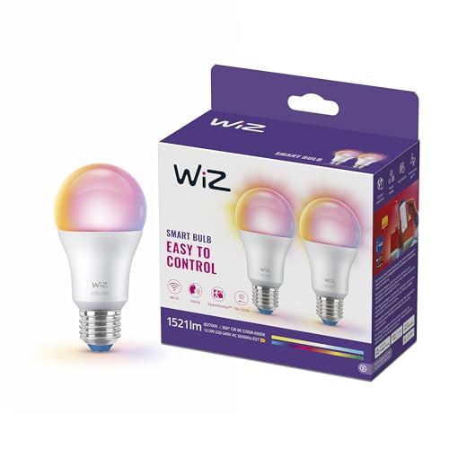 WiZ Smart LED A60 Color E27 in der 100-Watt-Klasse als 2er-Pack