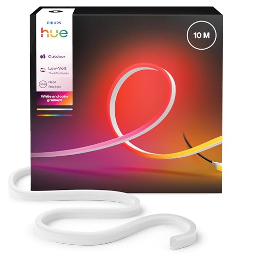Philips Hue Neon Outdoor Lightstrip 10 m, Band IP67