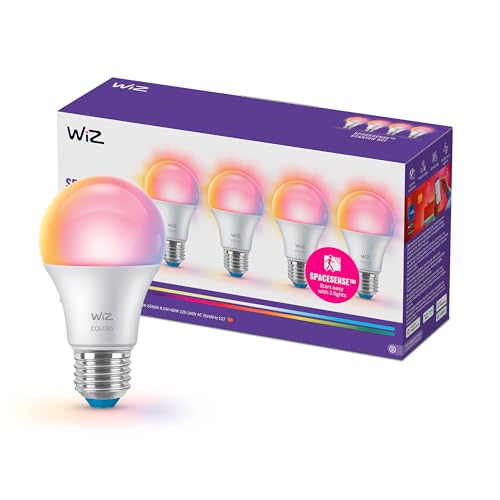 WiZ Smart LED A60 Color E27 im 4er-Pack für mehrere Zimmer