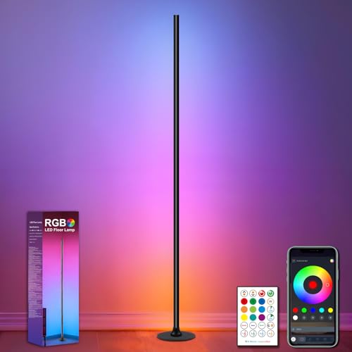 ONSTUY WS8816B RGB-Ecklampe 1,6 m, Bluetooth, ohne belegte Lumenangabe