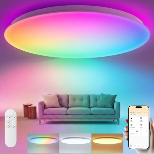 Smart Ceiling Light 60 cm (mit separatem RGB)